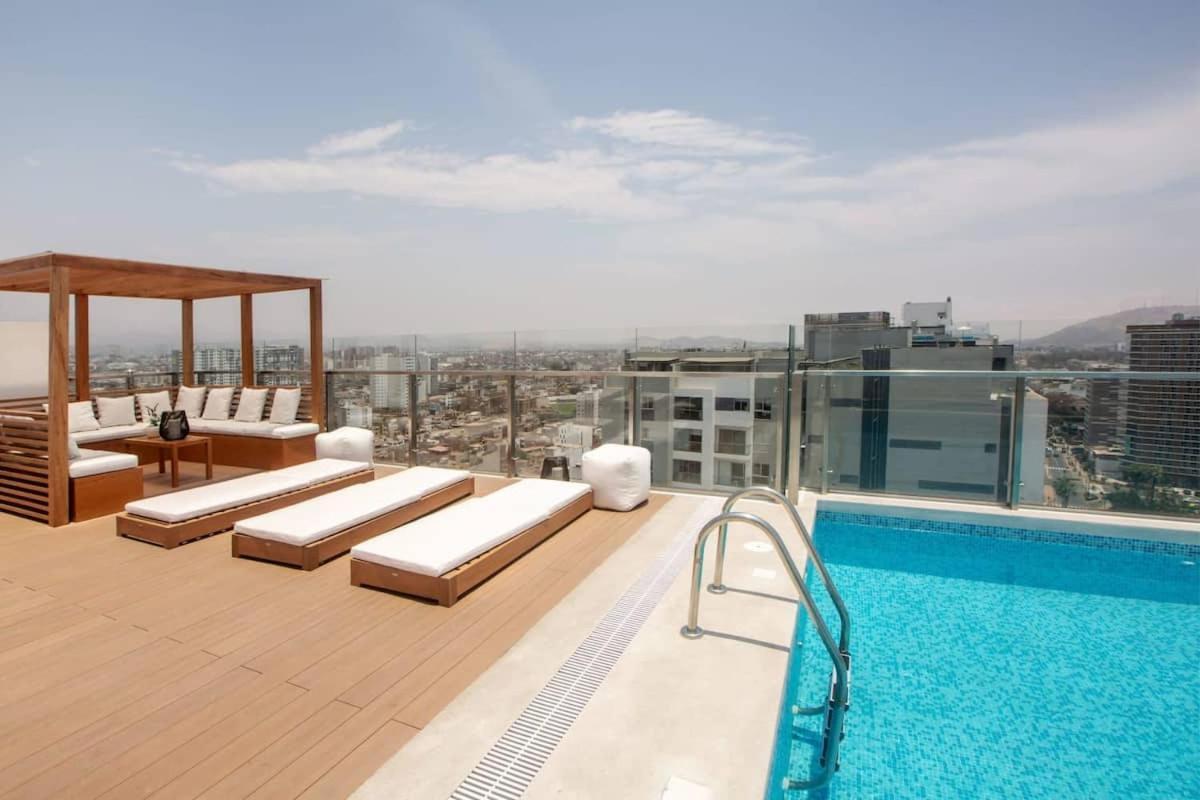 Flats En Barranco Apartment Lima Bagian luar foto